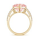 Lab Created 5 Carat Diamond Pink Heart Engagement Ring with IGI Certificate Fancy Pink - VS1 - Rosec Jewels