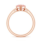 Lab Grown 1 Carat Pink Diamond Solitaire Promise Ring with IGI Certificate Fancy Pink - VS1 - Rosec Jewels