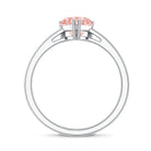 Lab Grown 1 Carat Pink Diamond Solitaire Promise Ring with IGI Certificate Fancy Pink - VS1 - Rosec Jewels