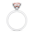 Rosec Jewels-IGI Certified Solitaire Lab Grown Pink Diamond Oval Engagement Ring 4 Carat