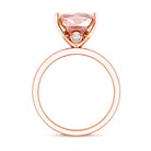 Rosec Jewels-5 Carat Oval Lab Grown Pink Diamond Statement Ring with IGI Certificate