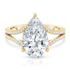 Rosec Jewels-IGI Certified 5 Carat Lab Grown Diamond Statement Engagement Ring with Split Shank