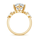 Rosec Jewels-IGI Certified 5 Carat Pear Cut Lab Grown Diamond Big Statement Ring