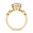 Rosec Jewels-4 Carat Pear Shape Lab Grown Diamond Statement Engagement Ring IGI Certified
