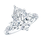 Rosec Jewels-Lab Grown 3 Carat Diamond Vintage Looking Engagement Ring with IGI Certificate
