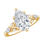 Rosec Jewels-2 Carat Pear Shape Lab Grown Diamond Designer Engagement Ring IGI Certified