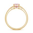 Rosec Jewels-Radiant Cut Lab Grown 2 Carat Pink Diamond Solitaire Engagement Ring IGI Certified