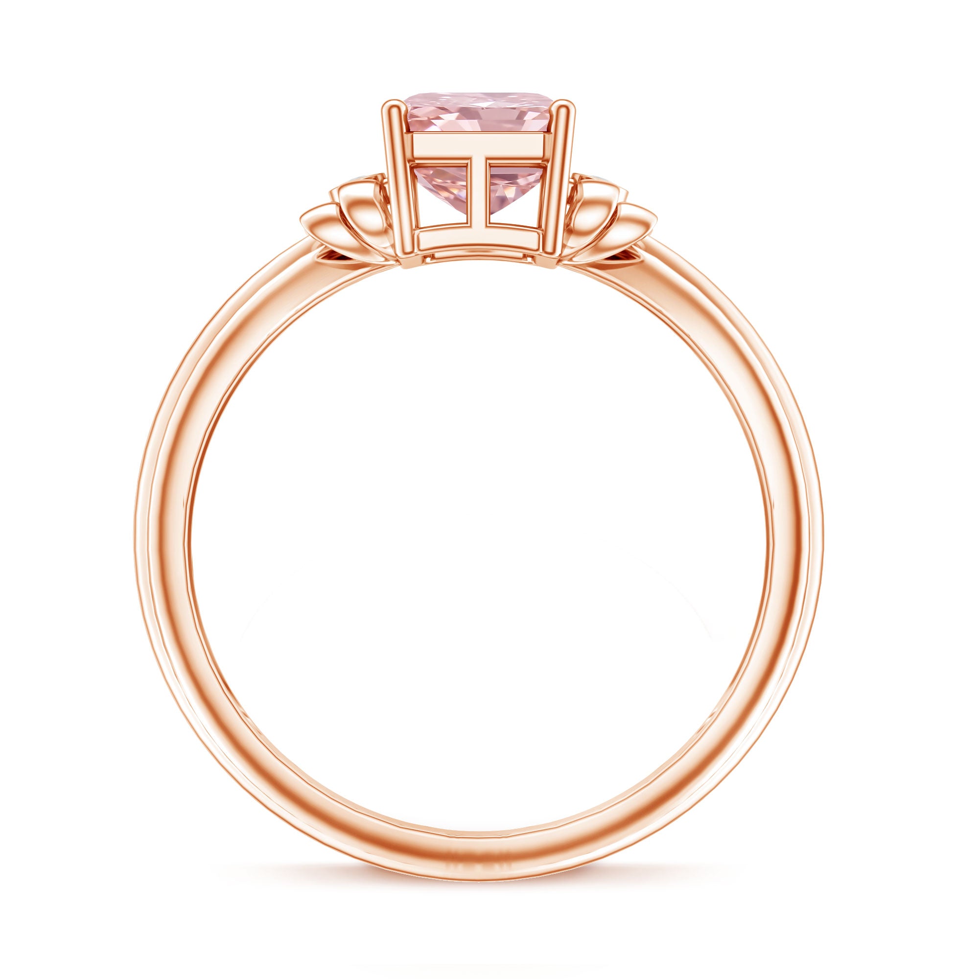 Rosec Jewels-Lab Grown 2 Carat Fancy Pink Diamond Solitaire Engagement Ring IGI Certified