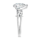 2 Carat Lab Grown Pear Cut Diamond Nature Engagement Ring with IGI Certificate Lab - ( E-VS1 ) - Rosec Jewels