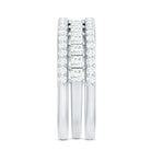 Zircon Stackable Band Ring Set of 3 AAAA - Rosec Jewels