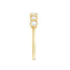 Certified Diamond Anniversary Band in Bezel Setting Natural - ( HI-SI ) - Rosec Jewels