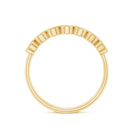 Certified Diamond Anniversary Band in Bezel Setting Natural - ( HI-SI ) - Rosec Jewels