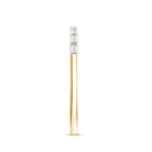 Baguette Diamond East West Stackable Ring Natural - ( HI-SI ) - Rosec Jewels