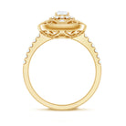 Rosec Jewels-Moissanite Statement Engagement Ring with Milgrain Detailing