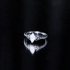Natural Ethiopian Opal Diamond Engagement Ring with Celtic Knot AAA - Rosec Jewels