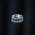 Rosec Jewels-Natural Marquise Black Spinel Diamond Half Eternity Ring