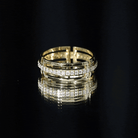Rosec Jewels-Moissanite Wedding Band in Pinpoint Setting