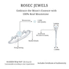 Rosec Jewels-Nature Inspired Moonstone Diamond Promise Ring for Women