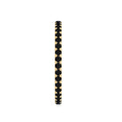 Certified Real Black Spinel Eternity Stackable Ring AAA - Rosec Jewels