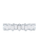 Baguette Shape Moissanite Eternity Wedding Band D-VS1 - Rosec Jewels