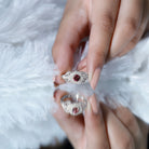 Vintage Pink Tourmaline Diamond Engagement Ring with Halo AAA - Rosec Jewels