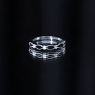 Natural Marquise Cut Black Onyx Half Eternity Band AAA 92.5 Sterling Silver - Rosec Jewels