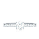 Rosec Jewels-Half Carat Moissanite Engagement Ring
