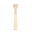 Rosec Jewels-Half Carat Moissanite Engagement Ring