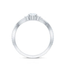 Designer Moissanite Beautiful Engagement Ring with Certificate D-VS1 - Rosec Jewels