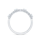 Designer Moissanite Anniversary Ring with Certificate D-VS1 - Rosec Jewels