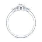 Round Cut Moissanite Bridal Ring Set with Certificate D-VS1 - Rosec Jewels