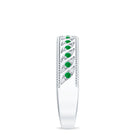 Rosec Jewels-Genuine Emerald Vintage Inspired Eternity Band