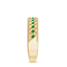 Rosec Jewels-Genuine Emerald Vintage Inspired Eternity Band
