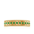 Rosec Jewels-Genuine Emerald Vintage Inspired Eternity Band