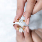 Rosec Jewels-Cushion Cut Moissanite Engagement Ring With Split Shank