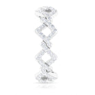 Zircon Twisted Stackable Eternity Ring AAAA - Rosec Jewels