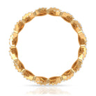 Zircon Twisted Stackable Eternity Ring AAAA - Rosec Jewels