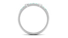 Rosec Jewels-Natural Emerald Heart Eternity Ring in Channel Setting