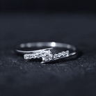 Rosec Jewels-Diamond Promise Ring with Bypass Shank