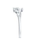 Marquise and Round Shape Natural Diamond Wrap Ring Natural - ( HI-SI ) - Rosec Jewels
