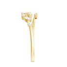 Marquise and Round Shape Natural Diamond Wrap Ring Natural - ( HI-SI ) - Rosec Jewels