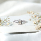 2 CT Octagon Cut Moissanite Engagement Ring For Women D-VS1 - Rosec Jewels