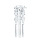 Rosec Jewels-Pear Shaped Cubic Zirconia Trio Wedding Ring Set for Women