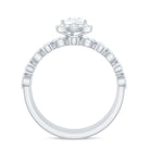 Rosec Jewels-Pear Shaped Cubic Zirconia Trio Wedding Ring Set for Women
