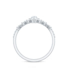 Rosec Jewels-Marquise Cut Moissanite Halo Wedding Ring Set For Women