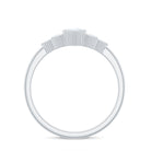 Rosec Jewels-Marquise Moissanite Engagement Ring with Trios