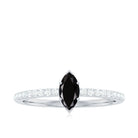 Rosec Jewels-Marquise Black Spinel Diamond Promise Ring for Proposal
