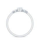 Certified Moissanite Marquise Engagement Ring for Women D-VS1 - Rosec Jewels