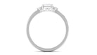 2 CT Octagon Cut Solitaire Cubic Zirconia Engagement Ring AAAA - Rosec Jewels