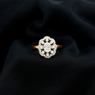 2 CT Moissanite Vintage Engagement Ring in Gold Moissanite - ( D-VS1 ) - Color and Clarity - Rosec Jewels